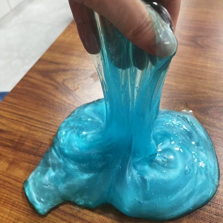 crystal slime,clear slime,fluffy slime manufacturer china,chinese factory